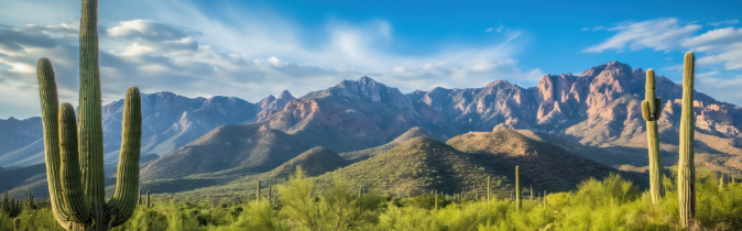 Tucson Arizona Catalina Mountain landscape